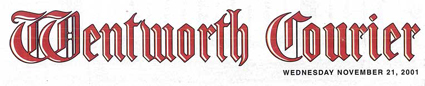 Wentworth Courier Masthead